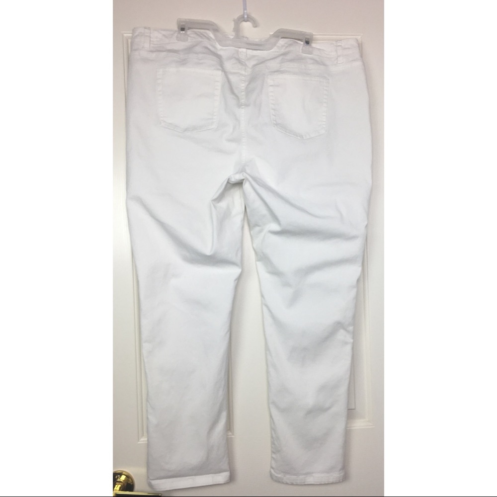 🛍SOLD🛍Michael Kors Skinny Jeans Izzy White Sz 20 - Picture 3 of 8